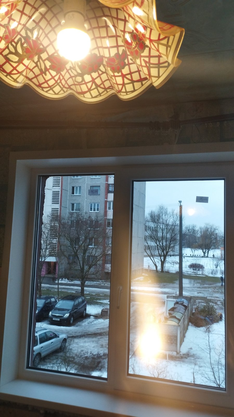 Стандартное остекление квартиры белыми ПВХ окнами в Бресте