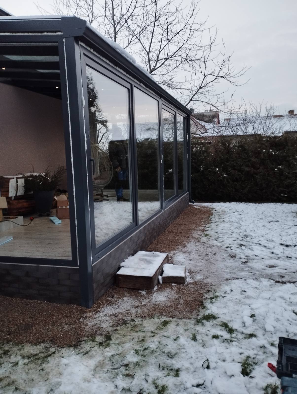 Остекление террасы под ключ с панорамными окнами